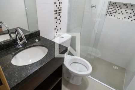 Banheiro de kitnet/studio para alugar com 1 quarto, 45m² em Vila Regente Feijó, São Paulo