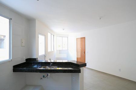 Sala/Cozinha de apartamento à venda com 2 quartos, 47m² em Santo Antônio, Belo Horizonte