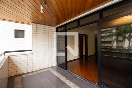 Varanda da Sala de apartamento à venda com 4 quartos, 160m² em Savassi, Belo Horizonte