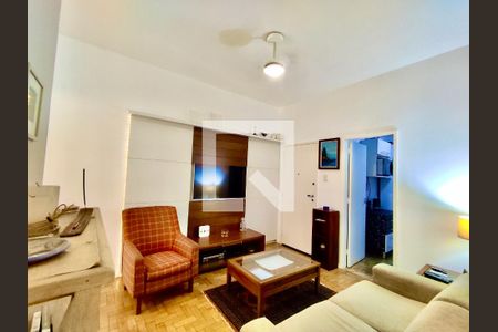 Sala de apartamento para alugar com 1 quarto, 75m² em Leblon, Rio de Janeiro