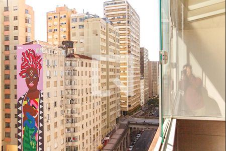 Vista da Varanda da Sala de apartamento à venda com 1 quarto, 49m² em Centro Histórico, Porto Alegre