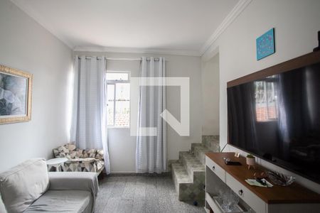 Sala 1  de apartamento à venda com 3 quartos, 120m² em Santa Monica, Belo Horizonte