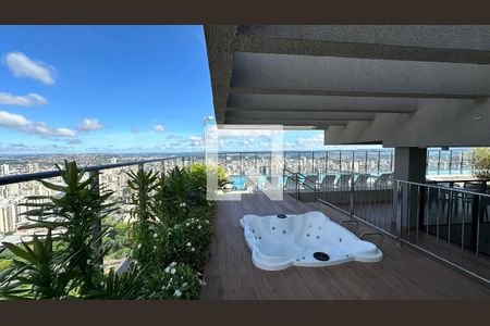 Área comum - Piscina de kitnet/studio para alugar com 1 quarto, 38m² em Setor Oeste, Goiânia