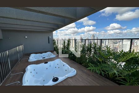 Área comum - Piscina de kitnet/studio para alugar com 1 quarto, 38m² em Setor Oeste, Goiânia