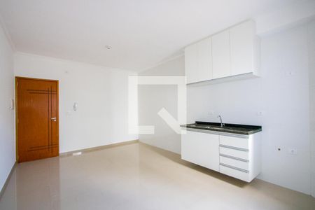 Sala/Cozinha de apartamento para alugar com 2 quartos, 60m² em Vila Linda, Santo André