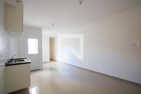Sala/Cozinha de apartamento para alugar com 2 quartos, 60m² em Vila Linda, Santo André
