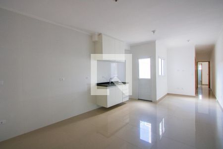 Sala/Cozinha de apartamento para alugar com 2 quartos, 60m² em Vila Linda, Santo André