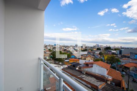 Varanda da sala de apartamento para alugar com 2 quartos, 60m² em Vila Linda, Santo André