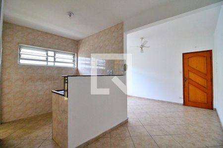 Sala/Cozinha de apartamento à venda com 3 quartos, 70m² em Campestre, Santo André