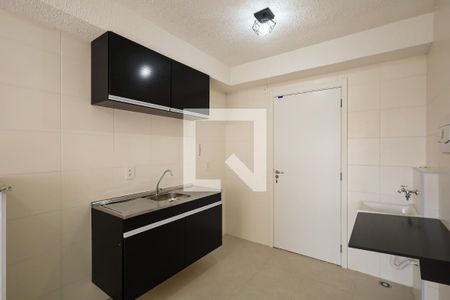 Cozinha de apartamento para alugar com 1 quarto, 26m² em Barra Funda, São Paulo