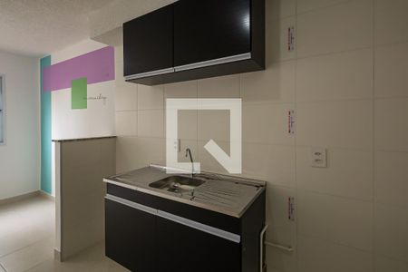 Cozinha de apartamento para alugar com 1 quarto, 26m² em Barra Funda, São Paulo