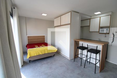 Cômodo Integrado - Sala, Cozinha e Quarto de kitnet/studio para alugar com 1 quarto, 30m² em Jardim São Paulo, São Paulo