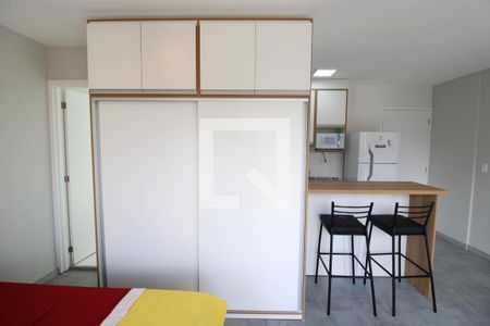 Cômodo Integrado - Sala, Cozinha e Quarto de kitnet/studio para alugar com 1 quarto, 30m² em Jardim São Paulo, São Paulo