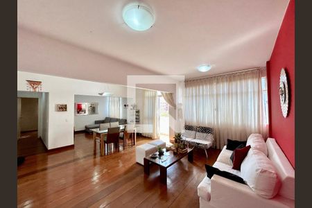 Sala de apartamento à venda com 4 quartos, 280m² em Sion, Belo Horizonte