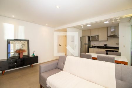 Sala/Cozinha de apartamento para alugar com 1 quarto, 57m² em Vila Madalena, São Paulo