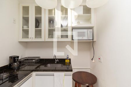 Cozinha de kitnet/studio à venda com 1 quarto, 34m² em Jardim Paulista, São Paulo