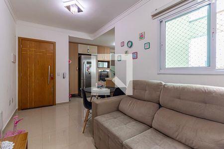 Sala de apartamento à venda com 2 quartos, 98m² em Parque Bandeirante, Santo André