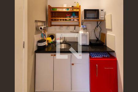 Detalhe da cozinha de casa de condomínio para alugar com 1 quarto, 50m² em Gávea, Rio de Janeiro