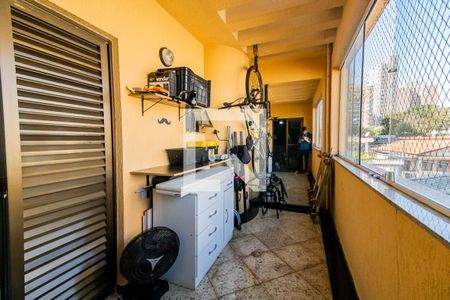 Varanda da Sala de apartamento à venda com 3 quartos, 140m² em Campestre, Santo André