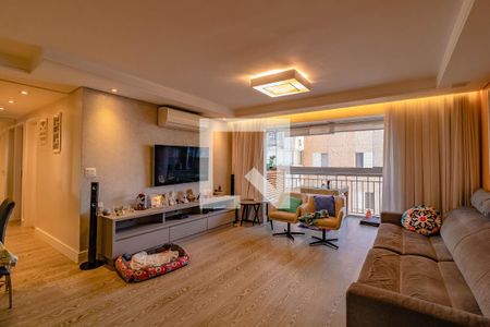 Sala de apartamento à venda com 3 quartos, 91m² em Vila Campestre, São Paulo