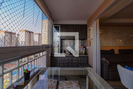 Varanda de apartamento à venda com 3 quartos, 91m² em Vila Campestre, São Paulo