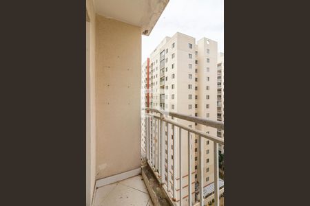 Varanda da Sala de apartamento para alugar com 2 quartos, 55m² em Vila Homero Thon, Santo André