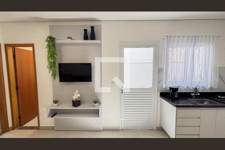 Sala - Sala de Jantar - Cozinha de apartamento à venda com 2 quartos, 50m² em Vila Silvestre, Santo André