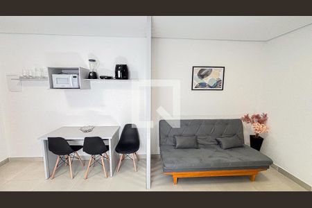 Sala - Sala de Jantar - Cozinha de apartamento à venda com 2 quartos, 50m² em Vila Silvestre, Santo André