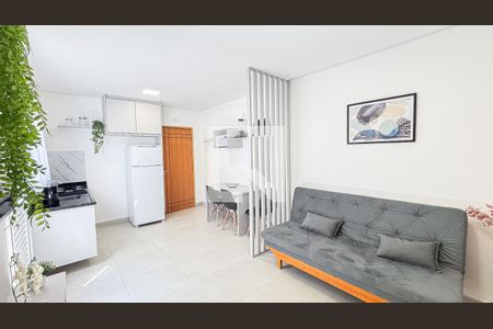 Sala - Sala de Jantar - Cozinha de apartamento à venda com 2 quartos, 50m² em Vila Silvestre, Santo André