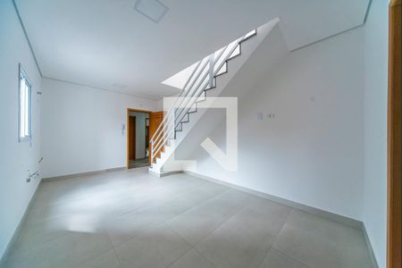 Sala de apartamento à venda com 2 quartos, 90m² em Vila Silvestre, Santo André