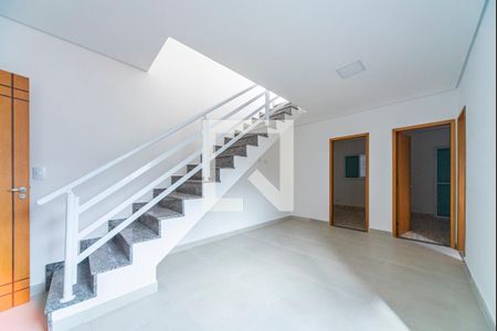 Sala de apartamento à venda com 2 quartos, 90m² em Vila Silvestre, Santo André