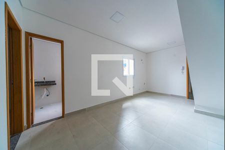 Sala de apartamento à venda com 2 quartos, 90m² em Vila Silvestre, Santo André