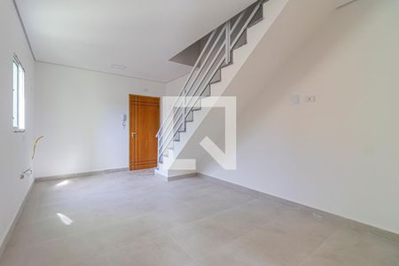 Sala de apartamento à venda com 2 quartos, 100m² em Vila Silvestre, Santo André