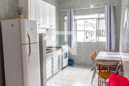 Cozinha de kitnet/studio para alugar com 1 quarto, 48m² em Boqueirão, Praia Grande