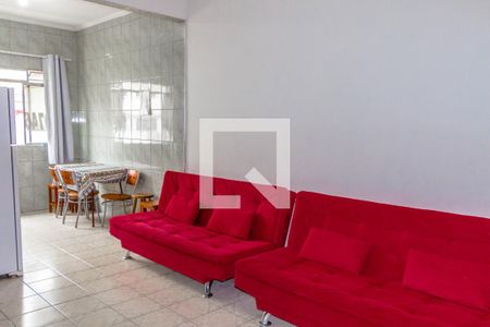 Sala/Quarto de kitnet/studio para alugar com 1 quarto, 48m² em Boqueirão, Praia Grande