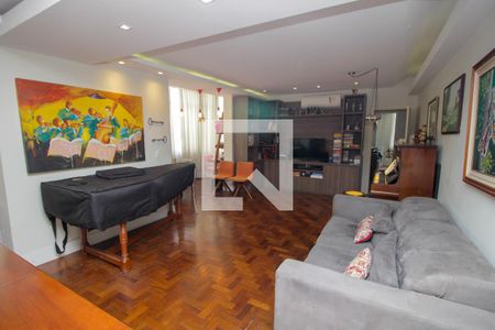 Sala de apartamento à venda com 4 quartos, 167m² em Laranjeiras, Rio de Janeiro