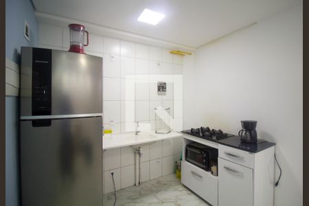 Cozinha de apartamento à venda com 1 quarto, 28m² em Vila Campanela, São Paulo