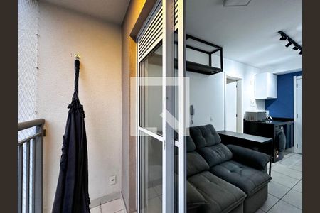 Sacada de apartamento à venda com 1 quarto, 28m² em Jardim Caravelas, São Paulo