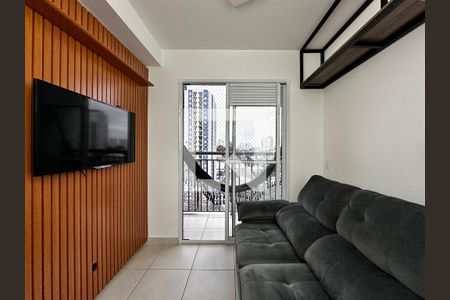 Sala de apartamento à venda com 1 quarto, 28m² em Jardim Caravelas, São Paulo