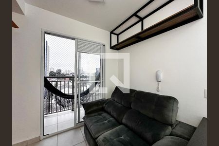 Sala de apartamento à venda com 1 quarto, 28m² em Jardim Caravelas, São Paulo