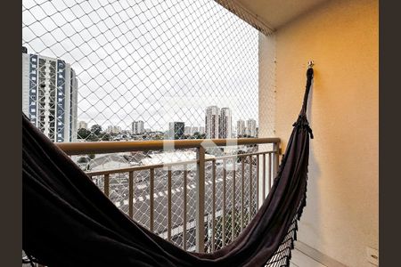 Sacada de apartamento à venda com 1 quarto, 28m² em Jardim Caravelas, São Paulo