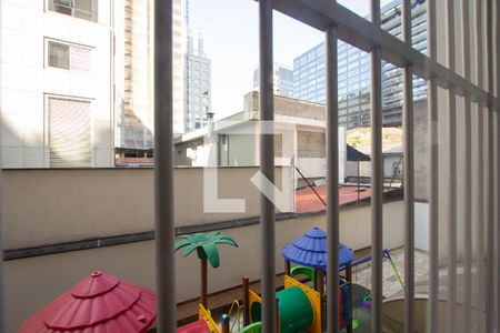 Vista da Sala  de apartamento para alugar com 1 quarto, 97m² em Santo Amaro, São Paulo