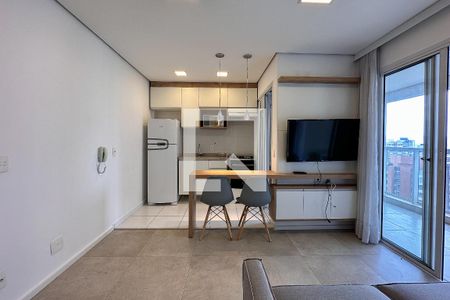 Sala de apartamento para alugar com 1 quarto, 50m² em Perdizes, São Paulo