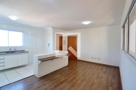 Sala de apartamento à venda com 3 quartos, 85m² em Campestre, Santo André