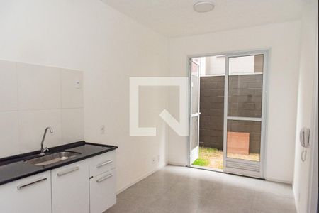 Sala/cozinha de apartamento para alugar com 1 quarto, 34m² em Mooca, São Paulo