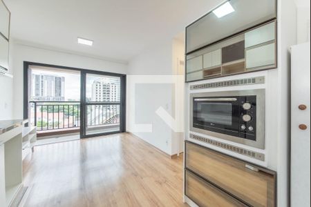 Sala - Cozinha Integrada de apartamento para alugar com 1 quarto, 33m² em Ipiranga, São Paulo