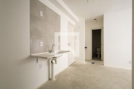 Cozinha de apartamento à venda com 2 quartos, 35m² em Várzea da Barra Funda, São Paulo