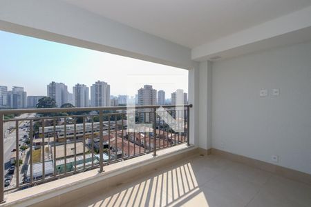 Varanda da Sala de apartamento à venda com 2 quartos, 70m² em Jardim Caravelas, São Paulo