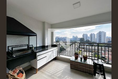 Varanda de apartamento à venda com 2 quartos, 70m² em Jardim Caravelas, São Paulo