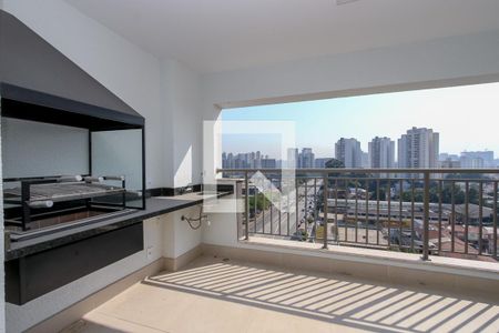 Varanda da Sala de apartamento para alugar com 2 quartos, 70m² em Jardim Caravelas, São Paulo